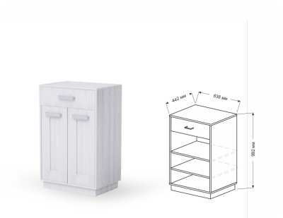 Тумба комбинированная &quot;Визит-6 (Квадро)&quot;