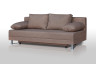 Диван коричневый Комфорт без подлокотников 4 подушки