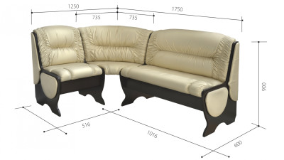 Диван кухонный угловой ДКУ-1/2