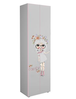 Шкаф 600 для одежды Аннет с штангой