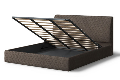 Кровать Хилтон, 2000*1600 мм, коричневый