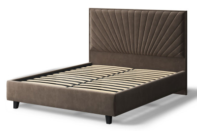 Кровать Леона, 2000*1800 мм, коричневый на ножках