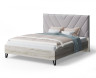 Кровать Аделия с мягким изголовьем, 1600*2000 мм, серо-бежевый