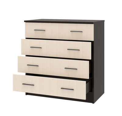 Комод София К800 венге/дуб белфорт 4 ящика