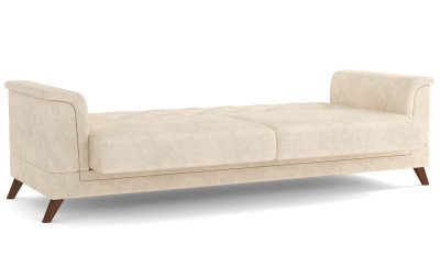 Диван бежевый Амарант велюр тенерифе крем