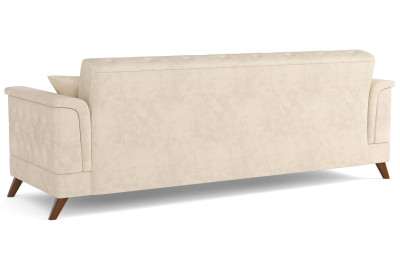 Диван бежевый Амарант велюр тенерифе крем