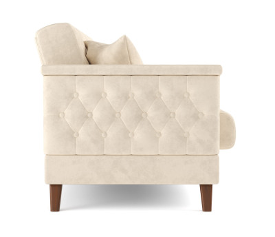 Диван бежевый Амарант велюр тенерифе крем