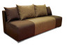 Диван без подлокотников Ройс ТТХ Coffe Dark Gold