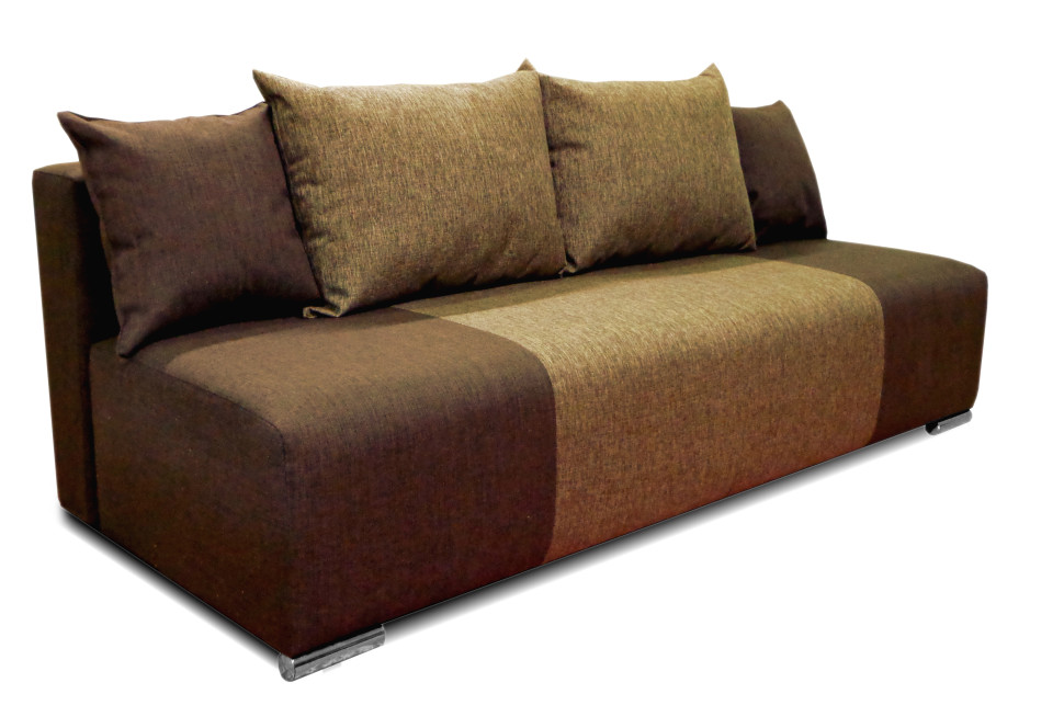 Диван без подлокотников Ройс ТТХ Coffe Dark Gold