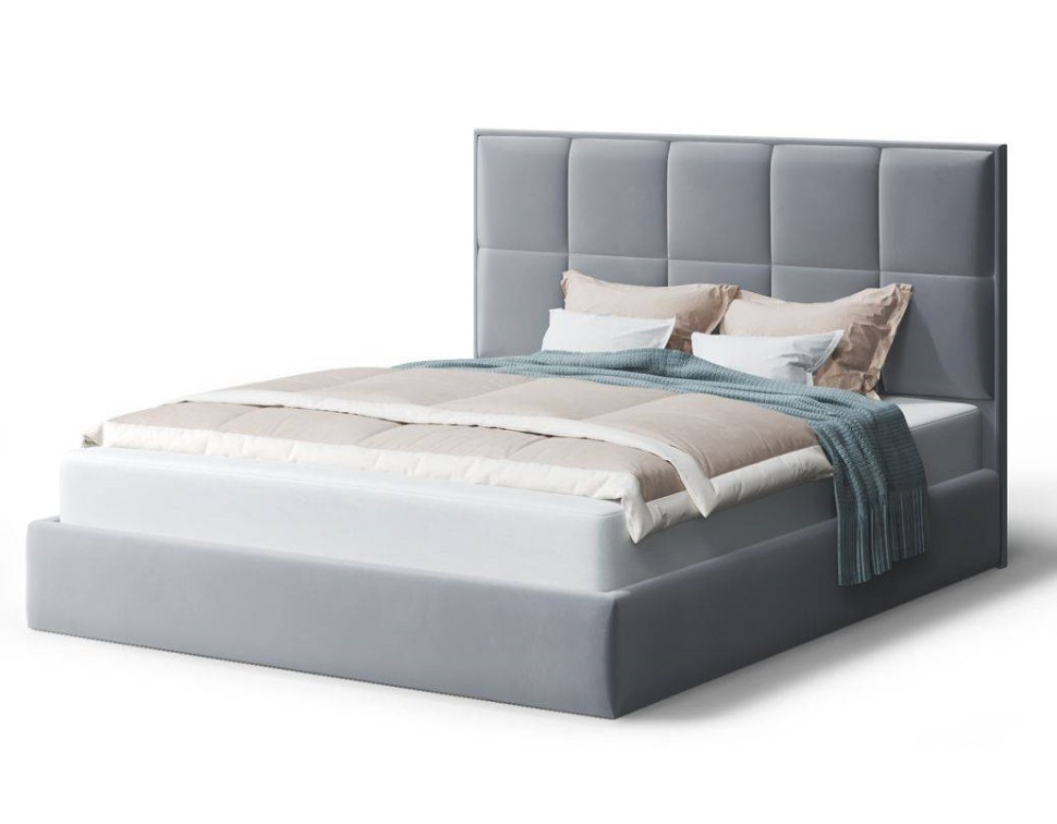 Кровать Велла 1200*2000 мм, светло-серый