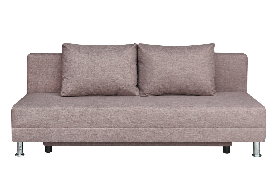 Диван темный беж латте Комфорт без подлокотников 2 подушки