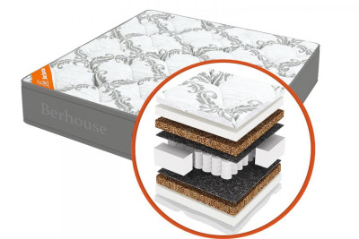 Матрас Mega кокос 10 TFK Gray Night 120х200