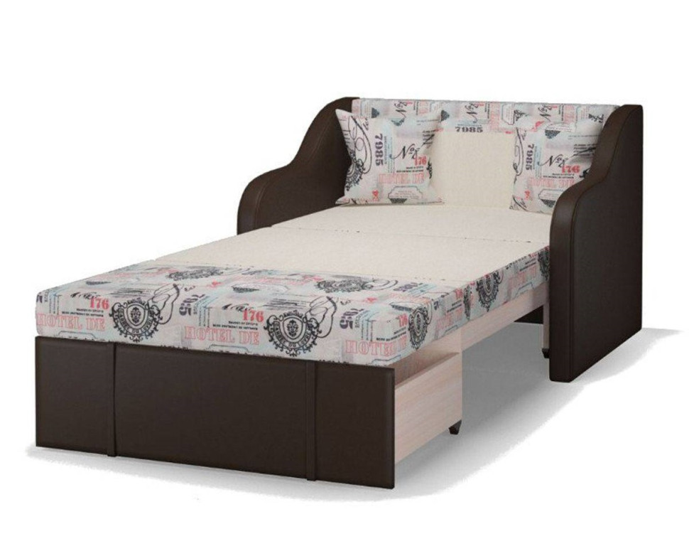 Диван Том, цвет Hotel / экокожа Reex brown