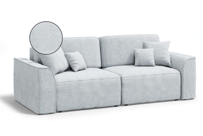 Диван-кровать Поло плюс букле Барни силвер