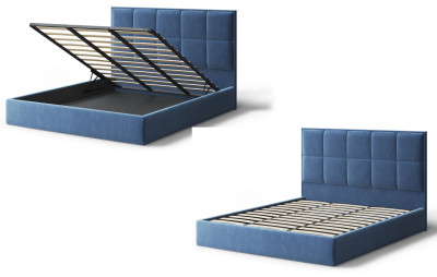 Кровать Велла, 1200*2000 мм, синий