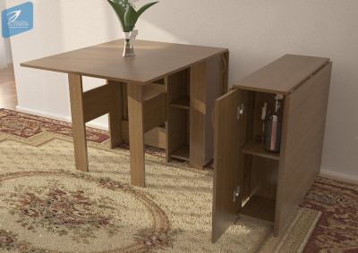 Стол-книжка с баром №2