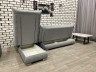 Диван угловой Сноуден с оттоманкой Veluta LUX 12