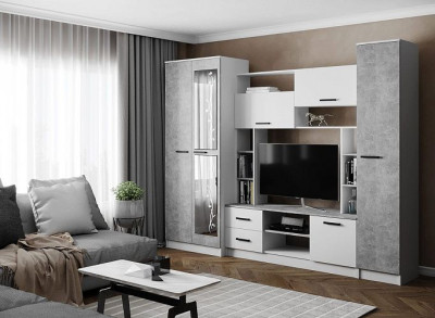 Гостиная Соло белый-ателье светлое