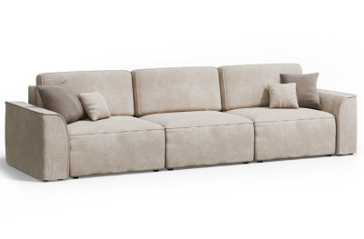 Диван бежевый Поло плюс макси велюр Бренди лайт 03/05