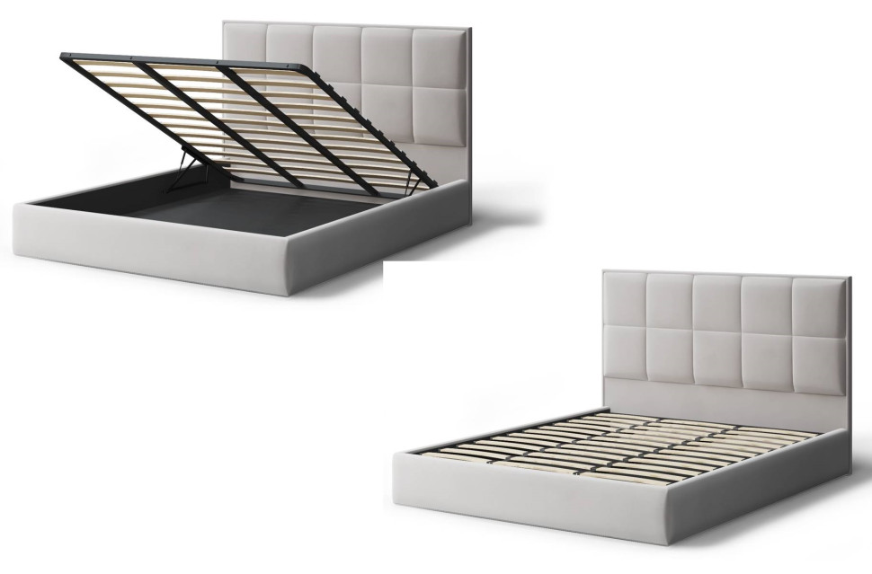 Кровать Велла, 1400*2000 мм, светло бежевый