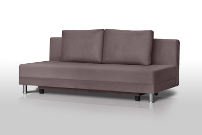 Диван кофе Комфорт без подлокотников 2 подушки микровелюр