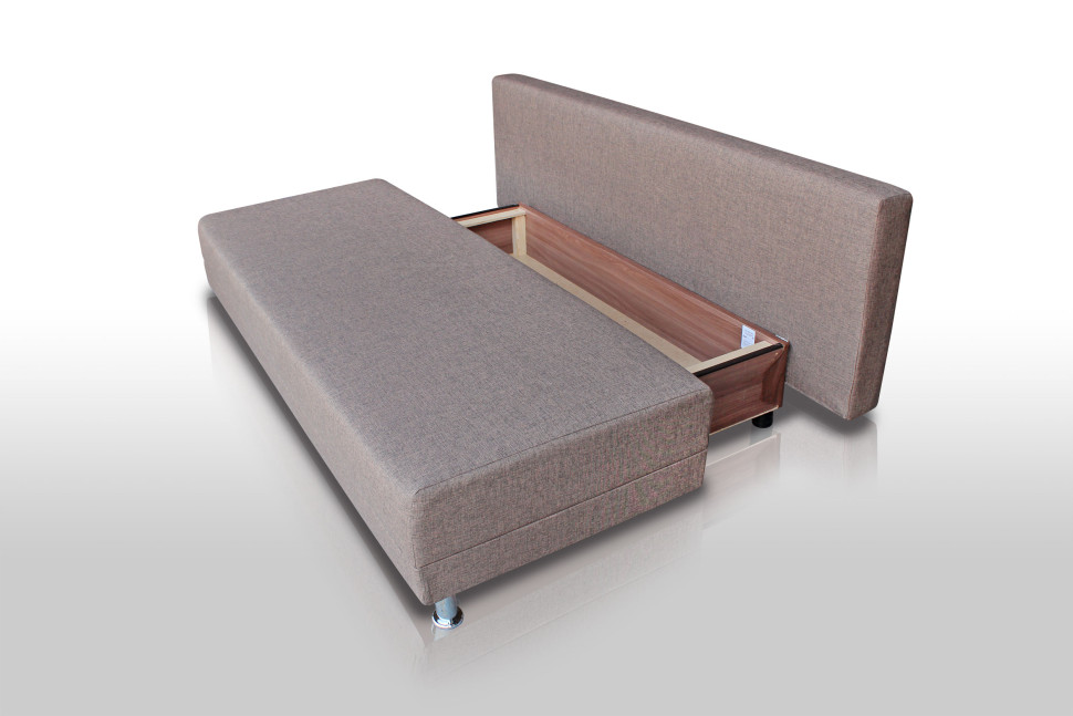 Диван кофе Комфорт без подлокотников 2 подушки микровелюр