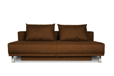 Диван коричневый без подлокотников Некст