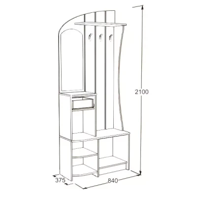 Прихожая "Саша 19"
