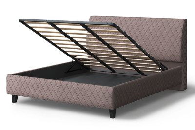 Кровать Хилтон, 2000*1400 мм, кофе