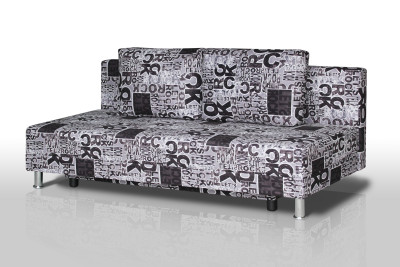 Диван рок Комфорт без подлокотников 2 подушки микровелюр