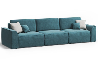 Диван бирюзовый Поло плюс макси велюр Бренди лайт 15/02