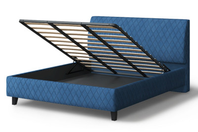 Кровать Хилтон, 2000*1400 мм, синий