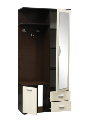 Прихожая Кармен 1 венге/вудлайн кремовый