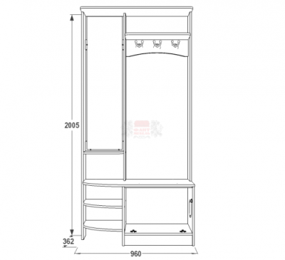 Прихожая "Саша 13"