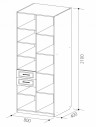 Шкаф с полками ГИП-4 "Юниор" МЦН 800 мм 