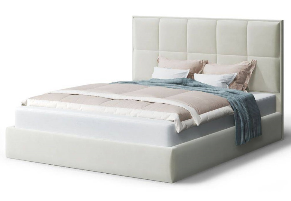 Кровать Велла, 1400*2000 мм, серо белый