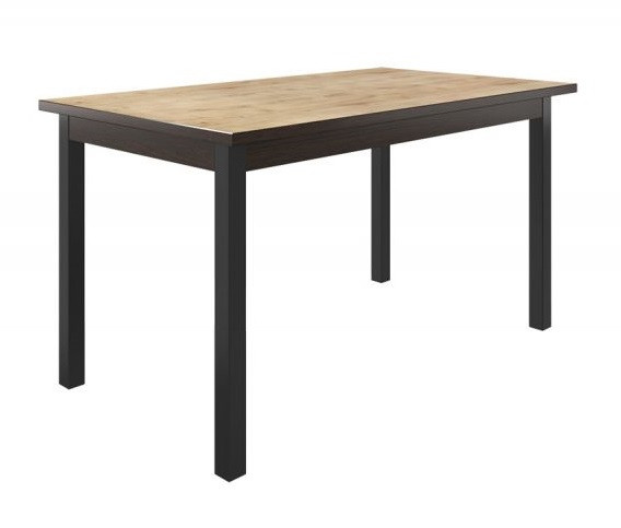 Стол обеденный Квант 1600мм дуб бунратти/венге/черный