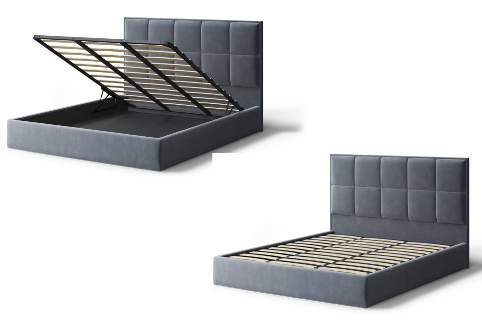 Кровать Велла, 1400*2000 мм, серый