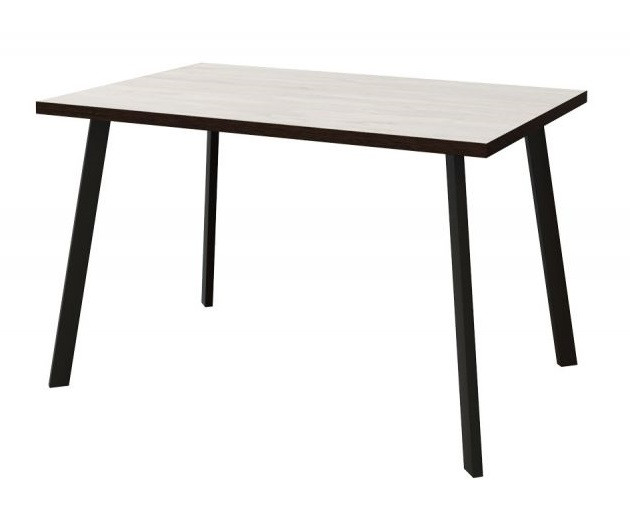 Стол обеденный Хагген 1200мм шелковый камень/металл венге