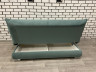 Диван прямой мятный без подлокотников Сноуден Veluta LUX43