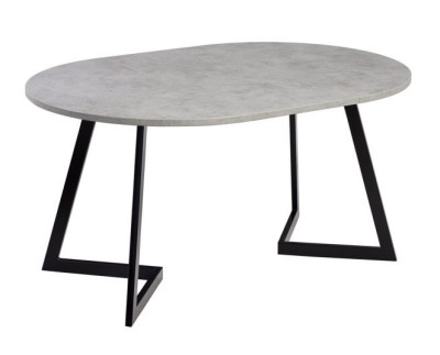 Стол раздвижной Рим-940 EGGER (940/1390) бетон светлый/черный