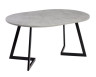 Стол раздвижной Рим-940 EGGER (940/1390) бетон светлый/черный
