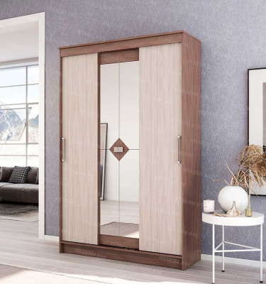 Шкаф-купе Агат с зеркалами