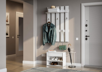 Прихожая Айден набор Б-2 белый