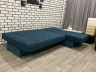 Диван Белиз с оттоманкой велюр Velutta LUX 20