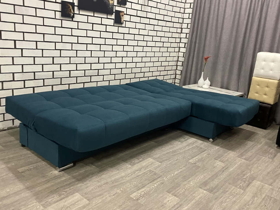 Диван Белиз с оттоманкой велюр Velutta LUX 20