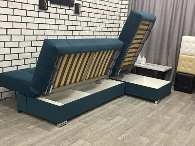 Диван Белиз с оттоманкой велюр Velutta LUX 20