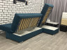 Диван Белиз с оттоманкой велюр Velutta LUX 20