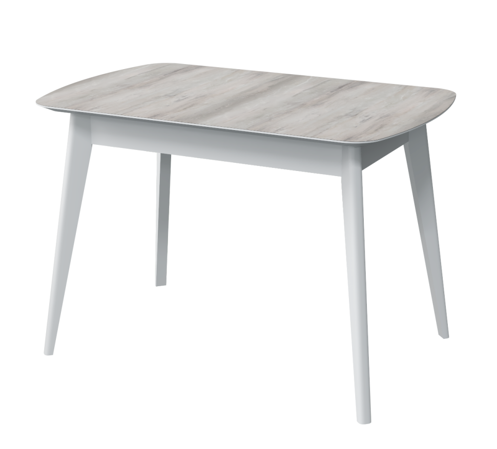 Стол обеденный Прайм 1100мм бора бора/белый