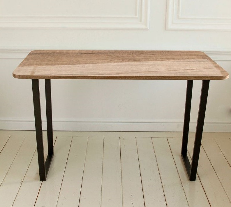 Стол Экси 1150*590мм дуб каньон/опора металл черный